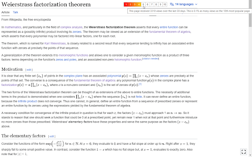 Wikipedia Page Popularity Meter from Chrome web store to be run with OffiDocs Chromium online Wikipedia Page Popularity Meter from Chrome web store to be run with OffiDocs Chromium online