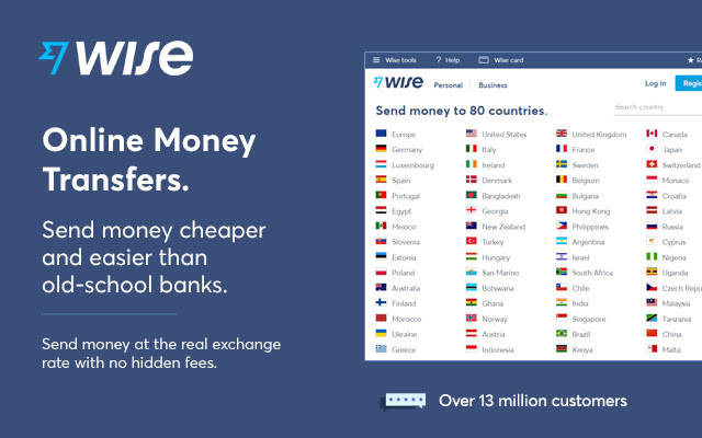 Wise Send Money from Chrome web store to be run with OffiDocs Chromium online Wise Send Money from Chrome web store to be run with OffiDocs Chromium online