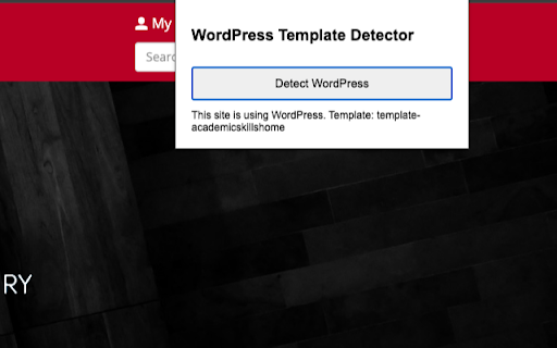 WordPress Template Detector from Chrome web store to be run with OffiDocs Chromium online WordPress Template Detector from Chrome web store to be run with OffiDocs Chromium online
