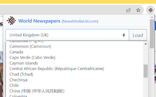 World Newspapers and News Sites from Chrome web store to be run with OffiDocs Chromium online World Newspapers and News Sites from Chrome web store to be run with OffiDocs Chromium online