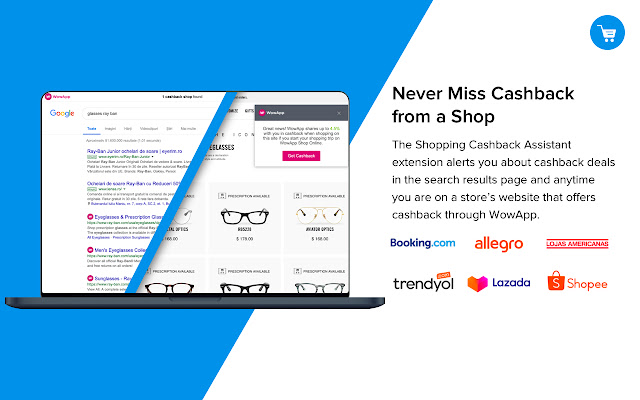 WowApp Shopping Cashback Assistant from Chrome web store to be run with OffiDocs Chromium online WowApp Shopping Cashback Assistant from Chrome web store to be run with OffiDocs Chromium online