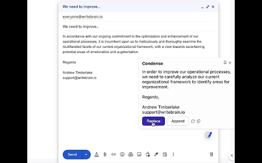 Write Brain: AI Writing Assistant from Chrome web store to be run with OffiDocs Chromium online Write Brain: AI Writing Assistant from Chrome web store to be run with OffiDocs Chromium online