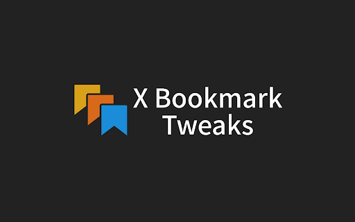 X Bookmark Tweaks from Chrome web store to be run with OffiDocs Chromium online X Bookmark Tweaks from Chrome web store to be run with OffiDocs Chromium online