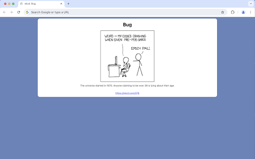 xkcd New Tab from Chrome web store to be run with OffiDocs Chromium online xkcd New Tab from Chrome web store to be run with OffiDocs Chromium online