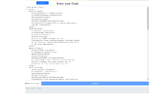 XML Validator from Chrome web store to be run with OffiDocs Chromium online XML Validator from Chrome web store to be run with OffiDocs Chromium online