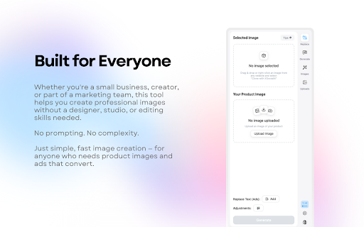 XSocialAI | Create Ads Product Images in 3 clicks from Chrome web store to be run with OffiDocs Chromium online XSocialAI | Create Ads Product Images in 3 clicks from Chrome web store to be run with OffiDocs Chromium online
