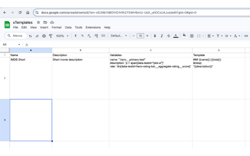 xTemplates from Chrome web store to be run with OffiDocs Chromium online xTemplates from Chrome web store to be run with OffiDocs Chromium online