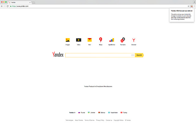 Yandex Metrica opt out add on from Chrome web store to be run with OffiDocs Chromium online Yandex Metrica opt out add on from Chrome web store to be run with OffiDocs Chromium online