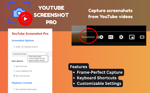 YouTube Screenshot Pro from Chrome web store to be run with OffiDocs Chromium online YouTube Screenshot Pro from Chrome web store to be run with OffiDocs Chromium online