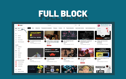 Youtube Shorts Block from Chrome web store to be run with OffiDocs Chromium online Youtube Shorts Block from Chrome web store to be run with OffiDocs Chromium online