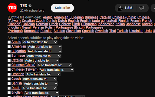 YouTube Subtitle Reader from Chrome web store to be run with OffiDocs Chromium online YouTube Subtitle Reader from Chrome web store to be run with OffiDocs Chromium online