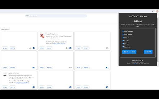 YouTubeTM Blocker from Chrome web store to be run with OffiDocs Chromium online YouTubeTM Blocker from Chrome web store to be run with OffiDocs Chromium online