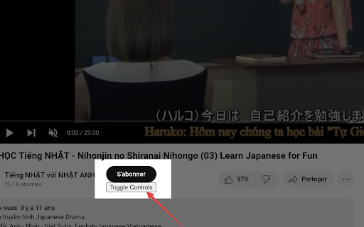YouTube Toggle Controls from Chrome web store to be run with OffiDocs Chromium online YouTube Toggle Controls from Chrome web store to be run with OffiDocs Chromium online