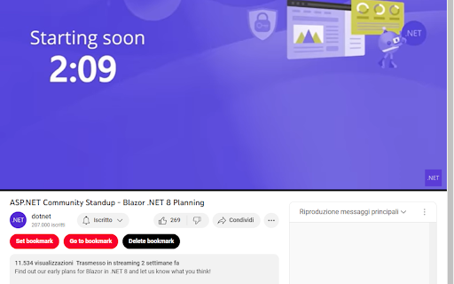 Youtube video bookmark from Chrome web store to be run with OffiDocs Chromium online Youtube video bookmark from Chrome web store to be run with OffiDocs Chromium online
