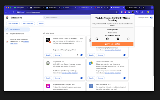 YouTube Volume Control by Mouse Scrolling from Chrome web store to be run with OffiDocs Chromium online YouTube Volume Control by Mouse Scrolling from Chrome web store to be run with OffiDocs Chromium online