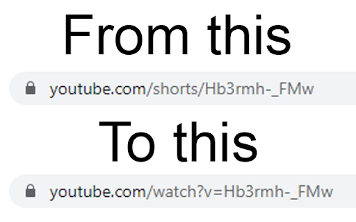 YT Short to Video from Chrome web store to be run with OffiDocs Chromium online YT Short to Video from Chrome web store to be run with OffiDocs Chromium online
