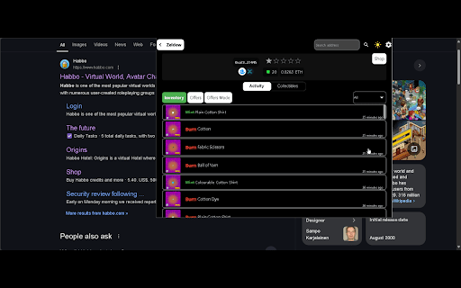 Zeldow Habbo Extension from Chrome web store to be run with OffiDocs Chromium online Zeldow Habbo Extension from Chrome web store to be run with OffiDocs Chromium online