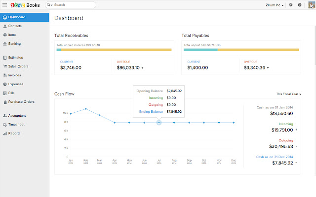 Zoho Books Accounting App from Chrome web store to be run with OffiDocs Chromium online Zoho Books Accounting App from Chrome web store to be run with OffiDocs Chromium online