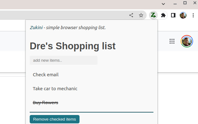 Zukini from Chrome web store to be run with OffiDocs Chromium online Zukini from Chrome web store to be run with OffiDocs Chromium online