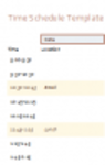 Free download Time Schedule Template Microsoft Word, Excel or Powerpoint template free to be edited with LibreOffice online or OpenOffice Desktop online