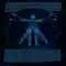 Vitruvian Robot Cyborg