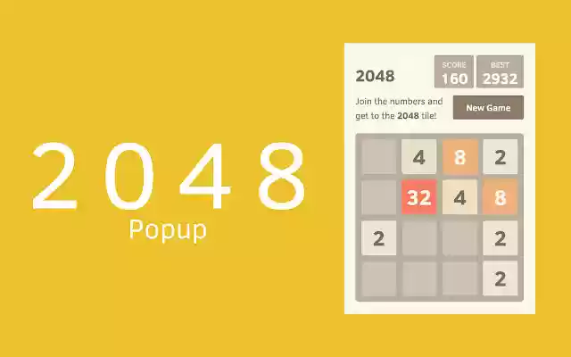 2048 Popup from Chrome web store to be run with OffiDocs Chromium online 2048 Popup from Chrome web store to be run with OffiDocs Chromium online