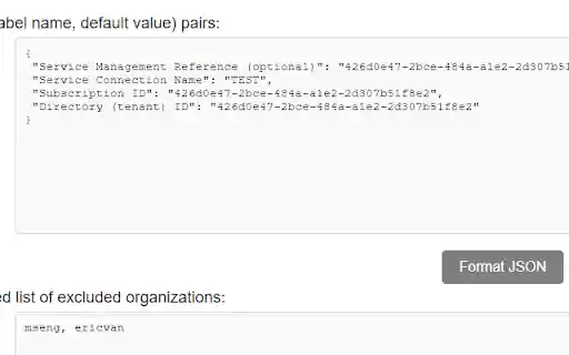 ADO Service Connection Autofill from Chrome web store to be run with OffiDocs Chromium online ADO Service Connection Autofill from Chrome web store to be run with OffiDocs Chromium online