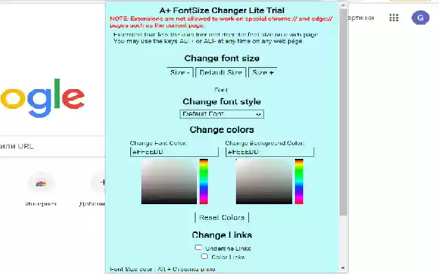 A+ FontSize Changer Lite from Chrome web store to be run with OffiDocs Chromium online A+ FontSize Changer Lite from Chrome web store to be run with OffiDocs Chromium online