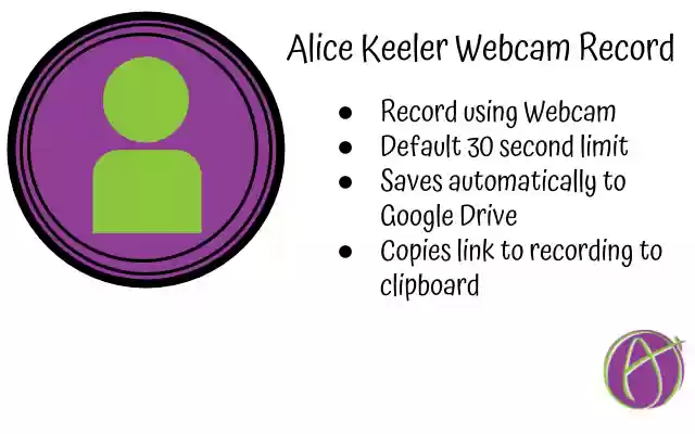 Alice Keeler Webcam Record from Chrome web store to be run with OffiDocs Chromium online Alice Keeler Webcam Record from Chrome web store to be run with OffiDocs Chromium online