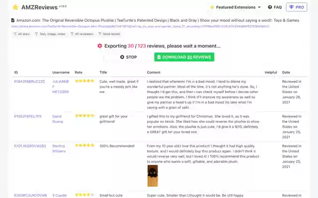 AMZReviews Amazon Review Scraper from Chrome web store to be run with OffiDocs Chromium online AMZReviews Amazon Review Scraper from Chrome web store to be run with OffiDocs Chromium online