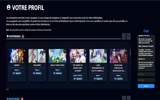 Anime Historique from Chrome web store to be run with OffiDocs Chromium online Anime Historique from Chrome web store to be run with OffiDocs Chromium online