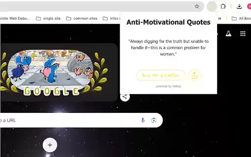 Anti Motivational Quotes from Chrome web store to be run with OffiDocs Chromium online Anti Motivational Quotes from Chrome web store to be run with OffiDocs Chromium online