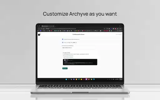 Archyve from Chrome web store to be run with OffiDocs Chromium online Archyve from Chrome web store to be run with OffiDocs Chromium online
