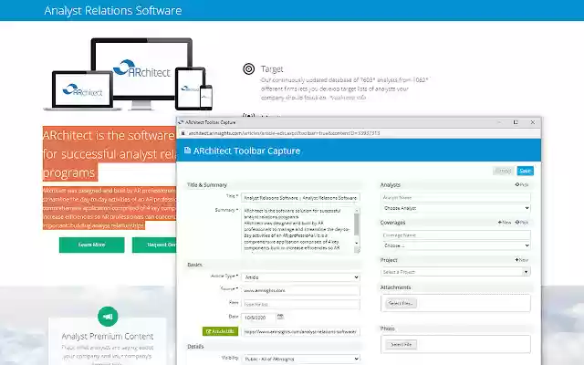 ARInsights Web Capture Addon from Chrome web store to be run with OffiDocs Chromium online ARInsights Web Capture Addon from Chrome web store to be run with OffiDocs Chromium online