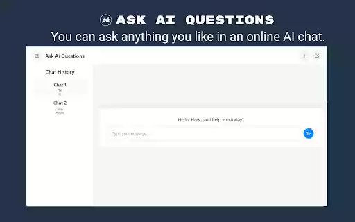 Ask Ai Questions from Chrome web store to be run with OffiDocs Chromium online Ask Ai Questions from Chrome web store to be run with OffiDocs Chromium online