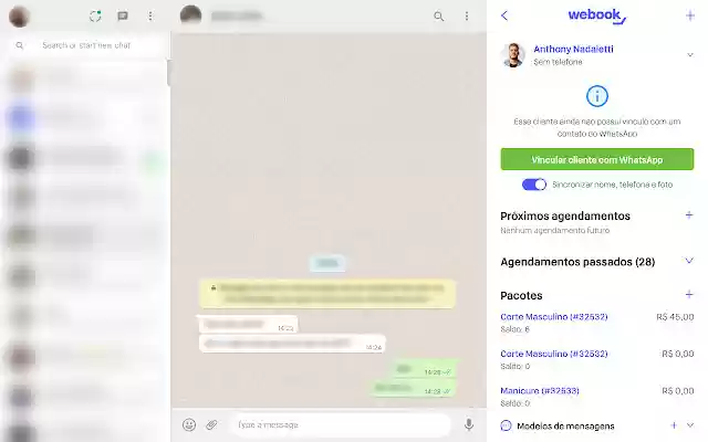 BelasisBooster: Agenda e CRM no WhatsApp from Chrome web store to be run with OffiDocs Chromium online BelasisBooster: Agenda e CRM no WhatsApp from Chrome web store to be run with OffiDocs Chromium online
