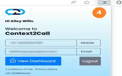 C2C Softphone from Chrome web store to be run with OffiDocs Chromium online C2C Softphone from Chrome web store to be run with OffiDocs Chromium online