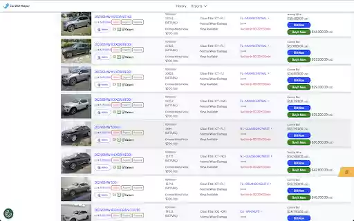 Car Bid Helper from Chrome web store to be run with OffiDocs Chromium online Car Bid Helper from Chrome web store to be run with OffiDocs Chromium online