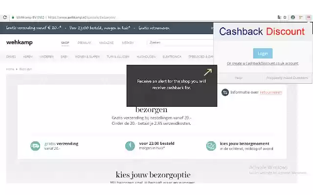 CashbackDiscount Alertbar from Chrome web store to be run with OffiDocs Chromium online CashbackDiscount Alertbar from Chrome web store to be run with OffiDocs Chromium online