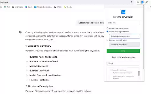 ChatGPT Organizer from Chrome web store to be run with OffiDocs Chromium online ChatGPT Organizer from Chrome web store to be run with OffiDocs Chromium online