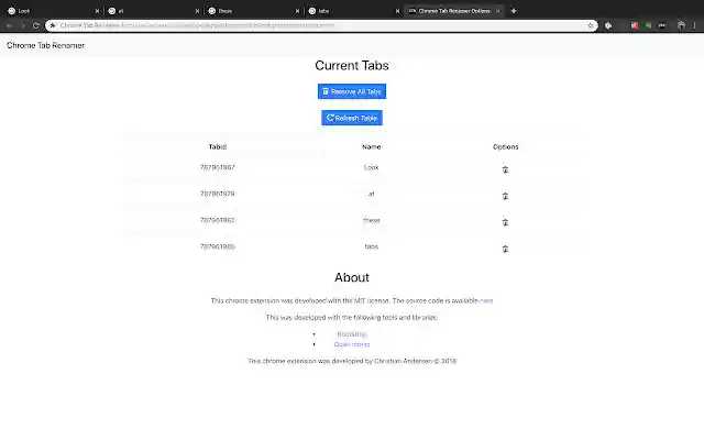Chrome Tab Renamer from Chrome web store to be run with OffiDocs Chromium online Chrome Tab Renamer from Chrome web store to be run with OffiDocs Chromium online