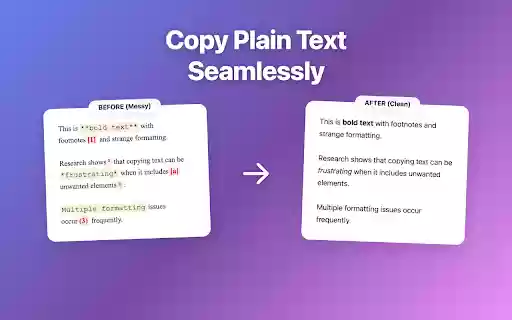 CleanClip – Copy as Plain Text from Chrome web store to be run with OffiDocs Chromium online CleanClip – Copy as Plain Text from Chrome web store to be run with OffiDocs Chromium online