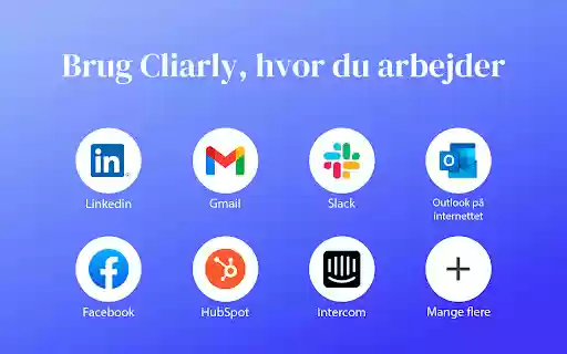 Cliarly: AI læseog skriveværktøj from Chrome web store to be run with OffiDocs Chromium online Cliarly: AI læseog skriveværktøj from Chrome web store to be run with OffiDocs Chromium online