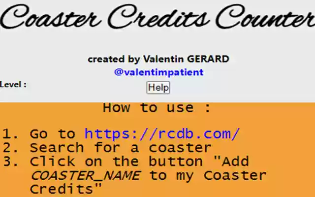 Coaster Credits Counter from Chrome web store to be run with OffiDocs Chromium online Coaster Credits Counter from Chrome web store to be run with OffiDocs Chromium online