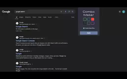 Combo Meter from Chrome web store to be run with OffiDocs Chromium online Combo Meter from Chrome web store to be run with OffiDocs Chromium online