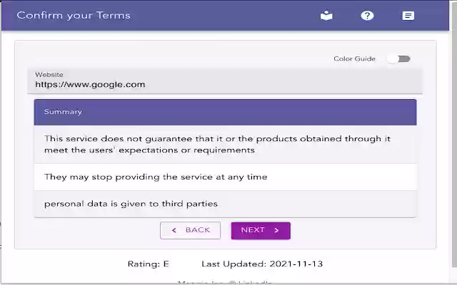 Confirm your Terms from Chrome web store to be run with OffiDocs Chromium online Confirm your Terms from Chrome web store to be run with OffiDocs Chromium online