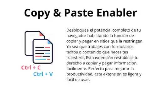 Copy Paste Enabler from Chrome web store to be run with OffiDocs Chromium online Copy Paste Enabler from Chrome web store to be run with OffiDocs Chromium online