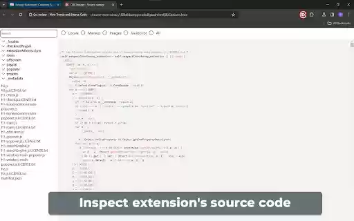 Crx Insider View Trends and Source Code from Chrome web store to be run with OffiDocs Chromium online Crx Insider View Trends and Source Code from Chrome web store to be run with OffiDocs Chromium online