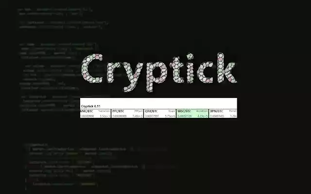 CrypTick from Chrome web store to be run with OffiDocs Chromium online CrypTick from Chrome web store to be run with OffiDocs Chromium online