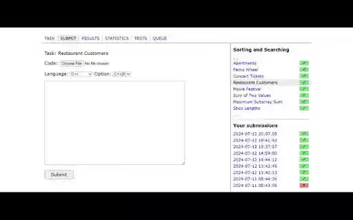 CSES Helper from Chrome web store to be run with OffiDocs Chromium online CSES Helper from Chrome web store to be run with OffiDocs Chromium online
